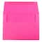 JAM Paper A7 Ultra Fuchsia Hot Pink Invitation Envelopes, 50ct.